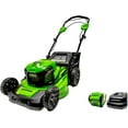 thumbnail image 1 of Greenworks 40V 20-Inch Self-Propelled Mower, 5.0 Ah Battery and Charger Included, 1 of 7
