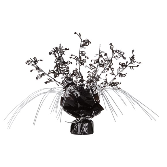 The Beistle Company Musical Notes Gleam 'N Spray Centerpiece (Pack of 12)