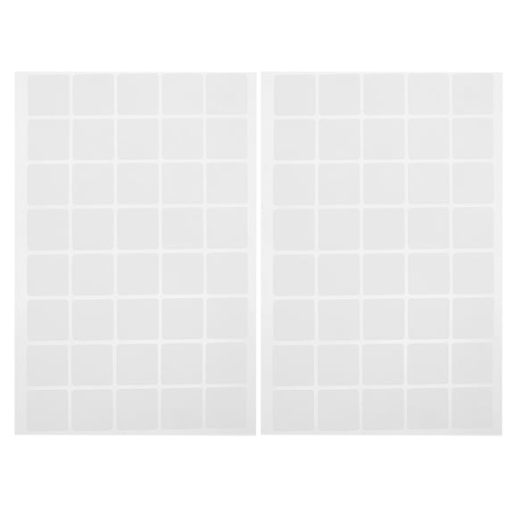 CRAFTHROU 80Pcs White Acrylic Double Sided Tapes for Sound Proof Panel Mounting Wall Panels 1x1x0.03in