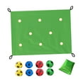 thumbnail image 2 of Juego de coordinación de lonas con agujeros para fomentar el espíritu de equipo en el jardín, interior y patio trasero. Verde, 2 of 8
