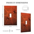 thumbnail image 3 of Easygdp Spider Web Decorator Light Switch or Receptacle Outlet Wall Plate Decorator Wall Plate Child Safe Outlet Cover-Style T, 3 of 6