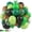 Green Black Brown, variant on 12 Inch Orange Gold Balloons Set, Burnt Orange White & Metallic Gold Latex Balloons, Fall Harvest Thanksgiving Pumpkin Birthday Baby Shower Wedding Graduation Party Decorations