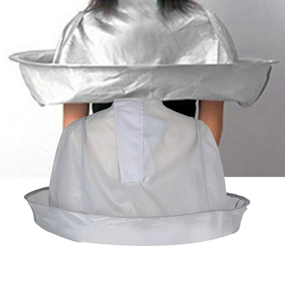 Fairnull Adult Hairdressing Apron Haircut Cloak Protective Gown Hair Cutting Cape Cloth for Home Salon