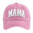 thumbnail image 3 of HNMKIU Mama Hats For Women Adjustable Mini Baseball Cap Funny Novelty Idea Pink,One Size, 3 of 3
