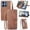 Brown, variant on for Motorola Moto G85 6.67 inch Case, Wallet for Women Men, Durable PU Leather Magnetic Flip Lanyard Strap Wristlet Zipper Card Holder Wallet Phone Case for Motorola Moto G85