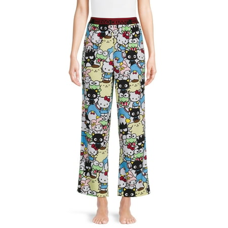 Hello Kitty Women's and Women's Plus Size Plush Sleep Pants, Sizes XS-3X