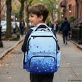 thumbnail image 6 of Psesaysky UK Star Kids School Bag with multi-tasche Durable Bookbag, Padded Shoulder 17 Inch Backpack for Preschool Travel Daily Use, 6 of 10