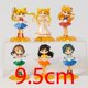 thumbnail image 1 of Sailor Moon Mercury Grain JupClaVenus Uranus Neptune PlAAAnime muñecas decoración colección figuras de acción de juguete9,5 cm zhangyuxiang unisex, 1 of 2