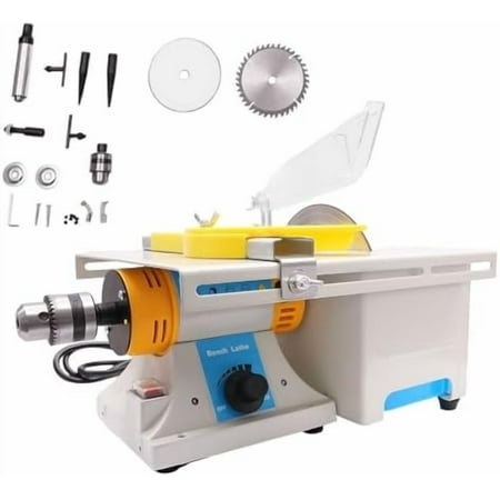Multifunction Mini Lapidary Saw Gem Jewelry Polishing Grinding Machine 110V 750W Table Saw Rock Saw for Cutting Rocks Adjustable Speed 1000-10000 RPM Cutting depth 38 mm$$Tools & Hardware Other