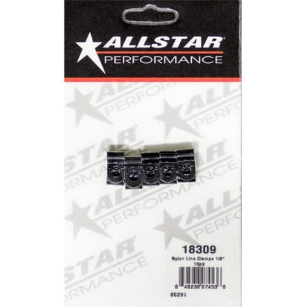 Allstar Performance ALL18309 Nylon Line Clamps 1/8in 10pk