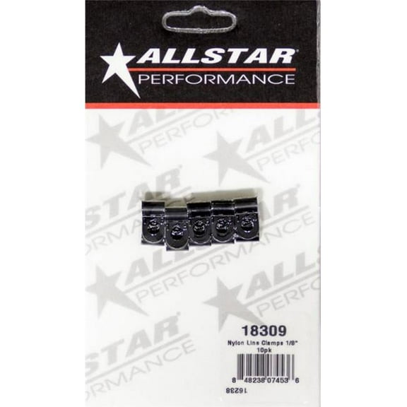Allstar Performance ALL18309 Nylon Line Clamps 1/8in 10pk