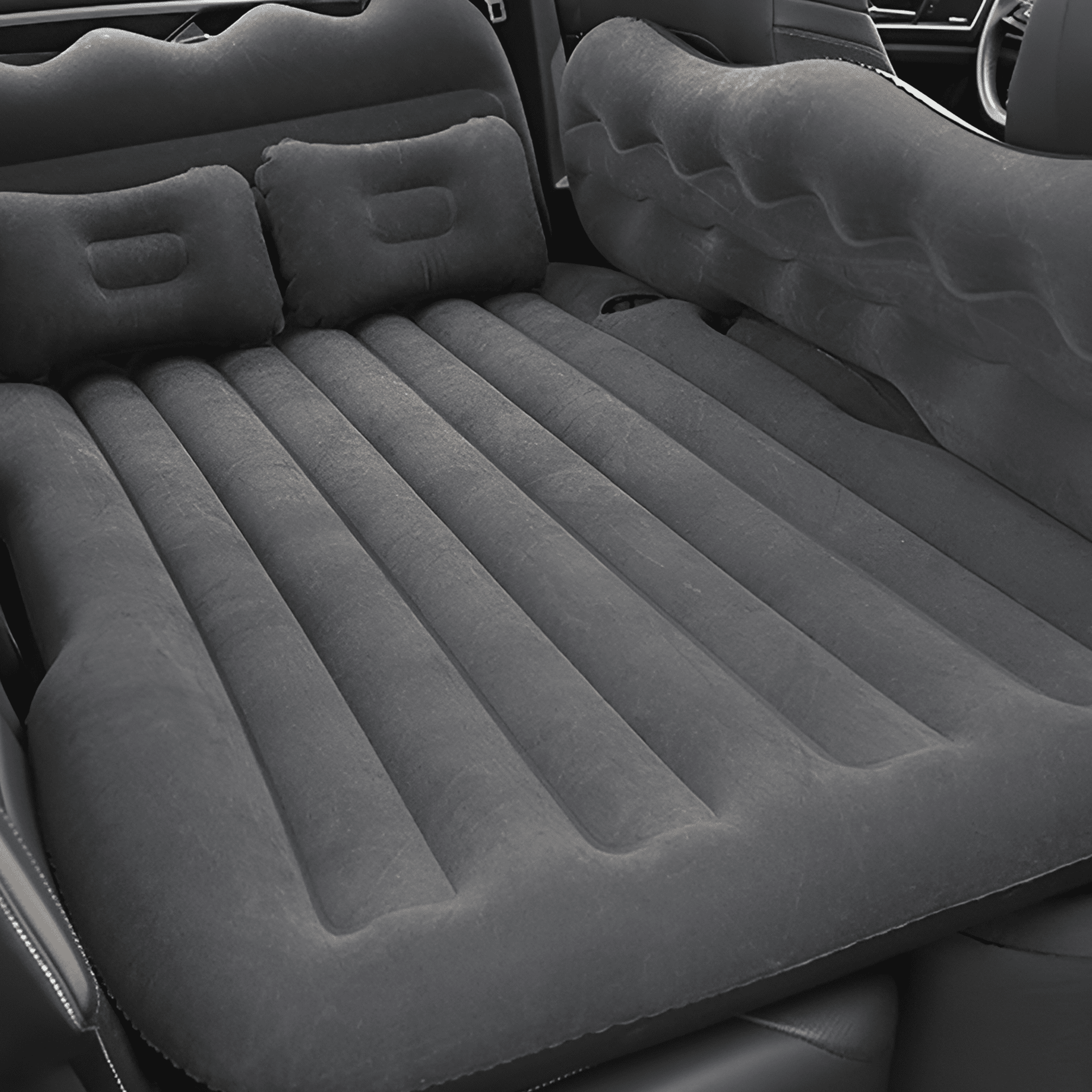 XIBUFE 2026 New Mattress Car Inflatable Travel Bed Home Camping Mat Rear Flocking Plus Air Mattress for Suv, for Road Trips, Camping, Outdoor Sleeping, Travel Comfort, Suv Use.