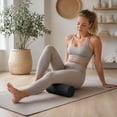 thumbnail image 3 of Foam Roller For Exercise, Textured Foam Roller For Yoga And Fitness, Foam Roller For Home Workout,Black - 30Cm, 3 of 5