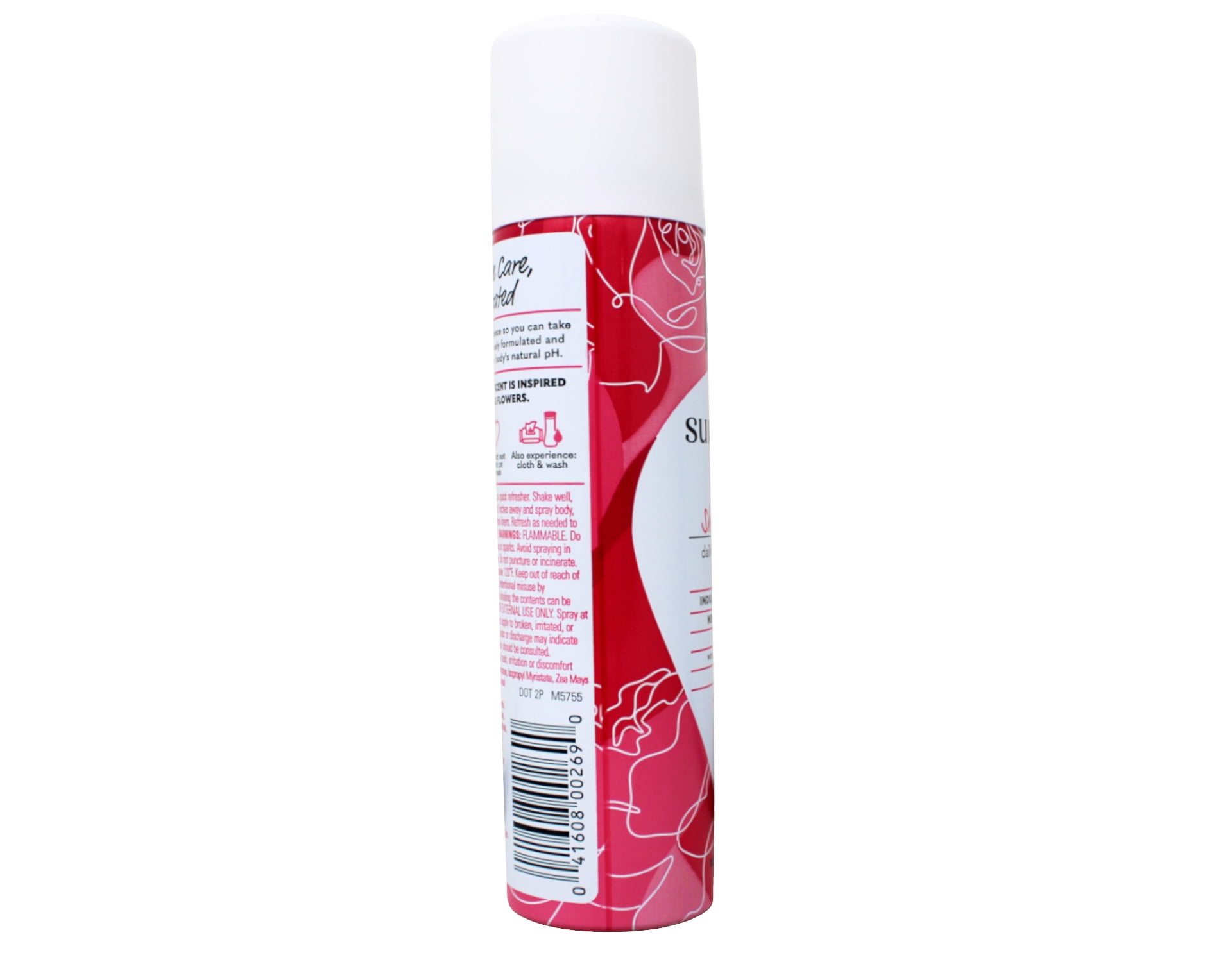 5 Pack Summer's Eve Sheer Floral Freshening Spray 2 Ounce
