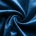thumbnail image 6 of FAIWAD Velvet Tops for Women 3/4 Sleeve Round Neck Velour Shirts Trendy Casual Solid Color Blouses, 6 of 8