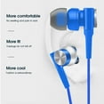 thumbnail image 4 of Xinyolin 8 Wired Earphone Universal Powerful Bass Dual Drive 3 5mm In ear Sport Gaming Earbuds with Mic for Mobile Phone, 4 of 8