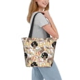 thumbnail image 6 of KLL Tote Bag for Women Groovy Disco Print Shopping Grocery Reusable Bags for Office School Shopping Travel, 6 of 6