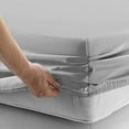 thumbnail image 4 of IR Imperial Rooms 2 Full Fitted Sheet Deep Pocket Extra Soft Microfiber 1800 Series Light Gray Full, 4 of 4