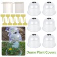 thumbnail image 1 of Muyoka uds Cloche de jardín, cúpulas de humedad de plantas de plástico reutilizables transparentes cubiertas de protección contra congelación de plantas al aire libre para invernadero de jardín Muyoka Hogar, 1 of 7