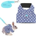 thumbnail image 2 of Adjustable Rabbit Harness Leash, Bunny Harness Leash Cute Vest Harness for Rabbit Ferret Bunny Kitten Guinea Pig Walking, 2 of 6