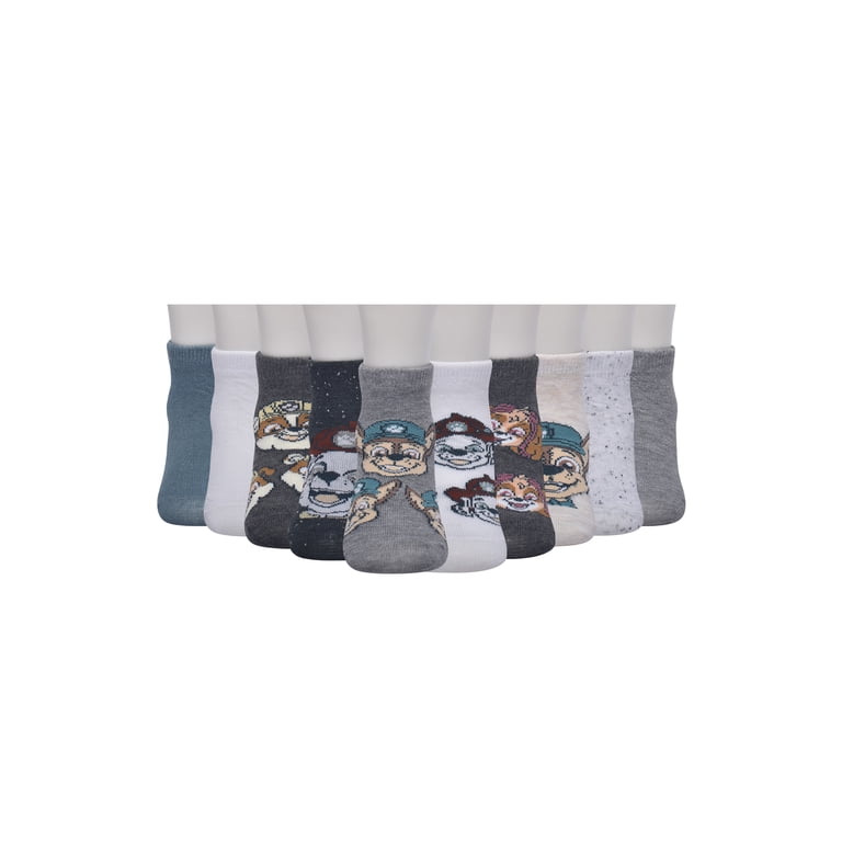 Paw Patrol Toddler Quarter Socks, 10-Pack photo 4