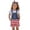24Dark Blue17, variant on XAOFW Girl's Rompers Sleeveless Square Collar Striped Printed Kids Fashionable 250Th Anniversary Overalls With Pocket Holiday Party Soft Breathable Children One-Pieces