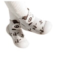 thumbnail image 5 of Unisex Baby Shoes First Shoes Kids Toddler Baby Boys Girls Solid Warm Knit Soft Sole Rubber Shoes Socks Slipper Stocking, 5 of 9