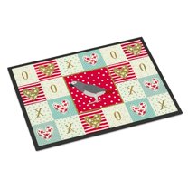 Carolines Treasures CK5518MAT African Grey Parrot Love Door Mat Indoor Rug or Outdoor Welcome Mat 18x27 Doormat 27"L x