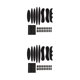 thumbnail image 1 of Soidarity Almohadilla protectora para casco, accesorios para casco de motocicleta, conducción segura y cómoda, negro negro 2Conjunto, 1 of 6