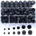 thumbnail image 4 of 145-Piece Black Hexagon Nut Cover Set: M4-M12 Injection-Molded Screw Protection Caps for Bolts, Dustproof & Durable Plastic Construction, Easy Installation, GB6170-86 Standard Compliance (230g Total), 4 of 6