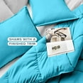 thumbnail image 5 of Bare Home Down Alternative Comforter Set - 3-Pieces - All Seasons - Queen, Aqua, 5 of 8