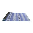 thumbnail image 2 of Ahgly Company Indoor Square Solid Blue Modern Area Rugs, 5' Square, 2 of 4