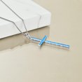thumbnail image 5 of Cross Necklace 925 Sterling Silver Philippians 4:13 I Can Do All The Things Inspirational Necklace Gifts for Women Men 20+2'', 5 of 10