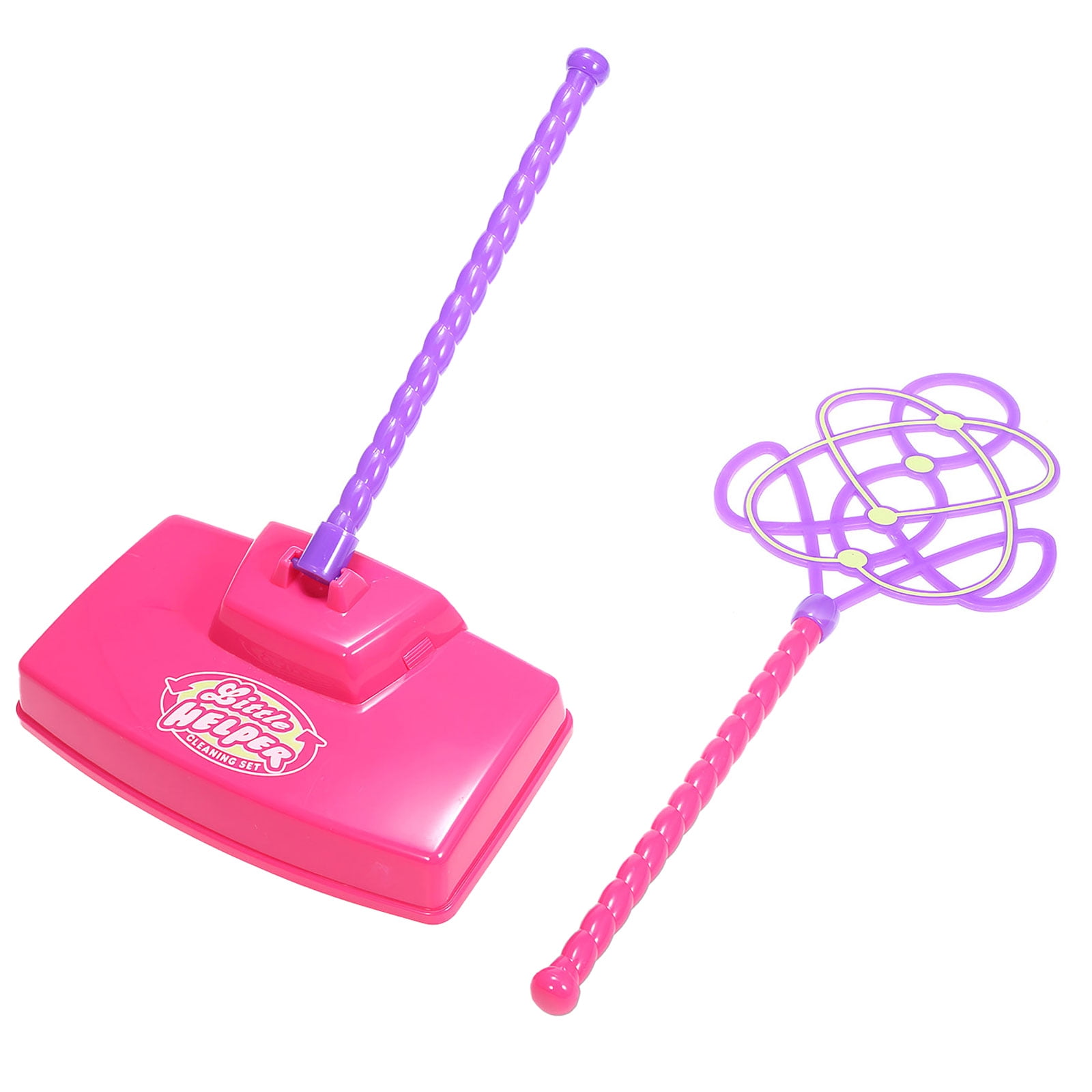 Kids Vacuum Cleaner and Carpet and Rug Beater Toy Set Pretend Role Play