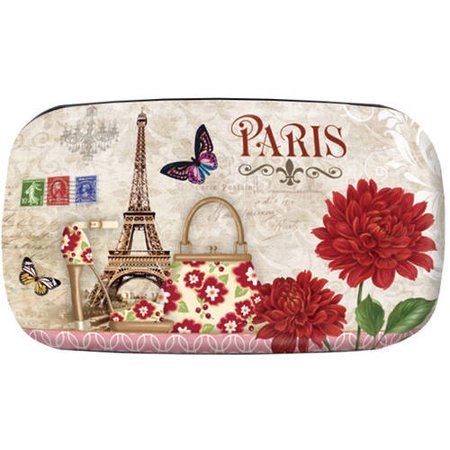 OH Fashion Contact Lens Travel Case, Paris Print