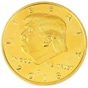 Donald Trump Gold Coin, 2018 Gold Plated Collectable Coin, 45th President