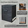 thumbnail image 4 of AFQH Heavy Duty 210D Refrigerator Covers for Outside 3.5 Cubic Chest Refrigerator, 4 of 6