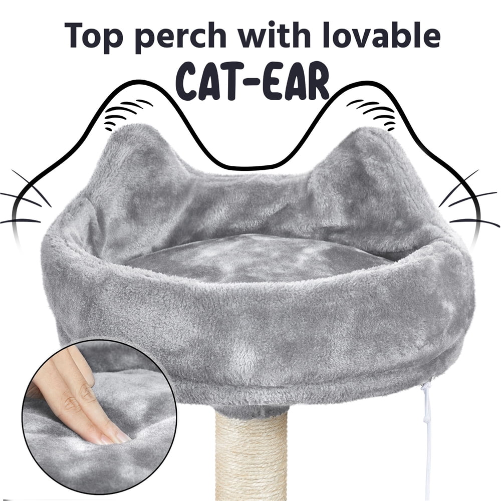 Renwick 69" Multilevel Cat Tree Tower, Light Gray
