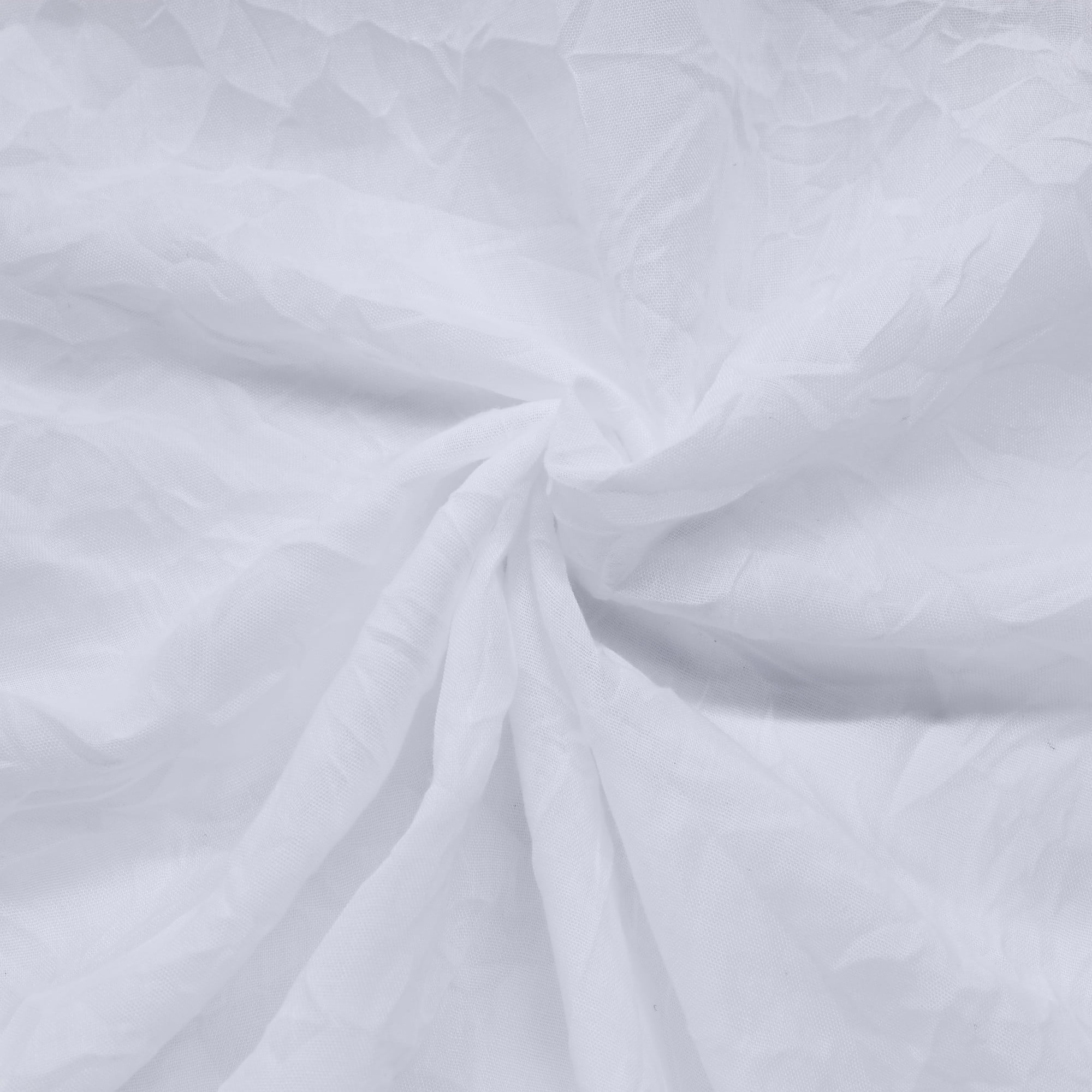Loft Living Callie Sheer Tab Top Indoor Curtain 52 x 95 in White