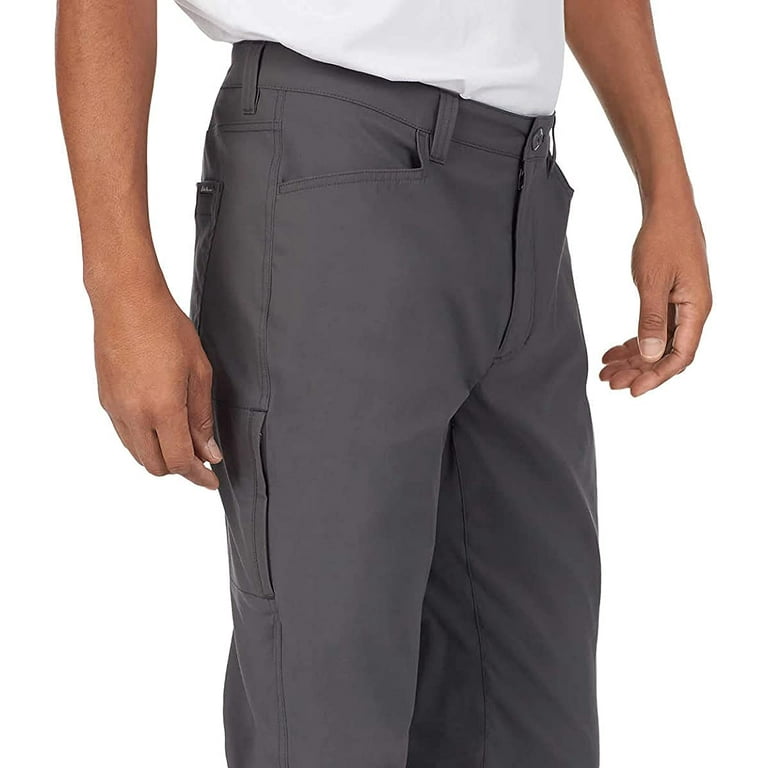 Eddie Bauer Men's 2 Way Stretch Tech Pant (Dark Smoke, 40x30)