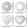 thumbnail image 3 of Kearding 1 Juego de troqueles de corte plantilla a prueba de herrumbre creativo fácil de usar exquisito DIY troqueles cortador resistente al desgaste Herramientas y accesorios para hornear Kearding HA060369-00, 3 of 6