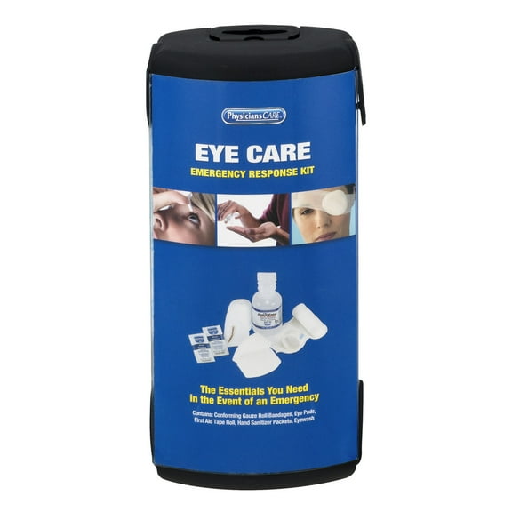 First Responder Eye Care First Aid Kit, Plastic Case | Bundle of 5 Each