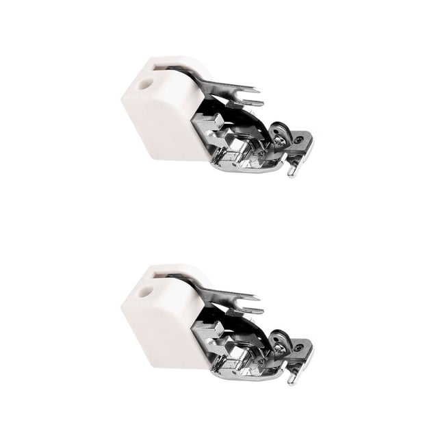 Decodeary Stitch Side Slicers Sewing Machine Presser Foot Lock Edge Wear-resistant 7.5x4.5x3.5cm 2Set