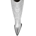 thumbnail image 2 of Steve Madden Women's Kinzee Western Boot, Silver, 7.5, 2 of 3