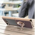 thumbnail image 3 of Compatible with Samsung Galaxy Z Flip 5 Case with 360¡ãRotate Ring Magnetic Kickstand,Heavy Duty Protection Shockproof Slim for Women Men Luxury Plating Phone Cover for Galaxy Z Flip 5, Gray, 3 of 8