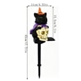 thumbnail image 3 of AZXY Halloween Solar Stake Lights Witch Black Cat Skull Pathway Lights, Halloween Outdoor Decor, Halloween Yard Decor Halloween Lights, Halloween Decorations, Spooky Waterproof Lawn Fall Ornament, 3 of 6