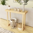 thumbnail image 7 of Zimtown Natural Console Table, 36" Wood Sofa Table Entryway TV Table, Multifunctional Use for Living Room, Hallway, Bedroom, Home, Office, 7 of 7