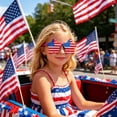 thumbnail image 1 of Amzcrzy Plasti C Sunglasses Lunettes de Soleil Étoile à Cinq Branches Sans Monture Style de Fête Tendance Lunettes Excentriques Rouges Blanches et Bleues Fournitures pour Événements et Fêtes Décorations d'Anniversaire Décorations des Fêtes, 1 of 6