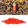 thumbnail image 4 of Bee Queens Cage, Protective 250PCS Queens Cage Plastic Bee Queens Protective Cover, Cell Cover For Bee Queens Beekeeping, 4 of 8