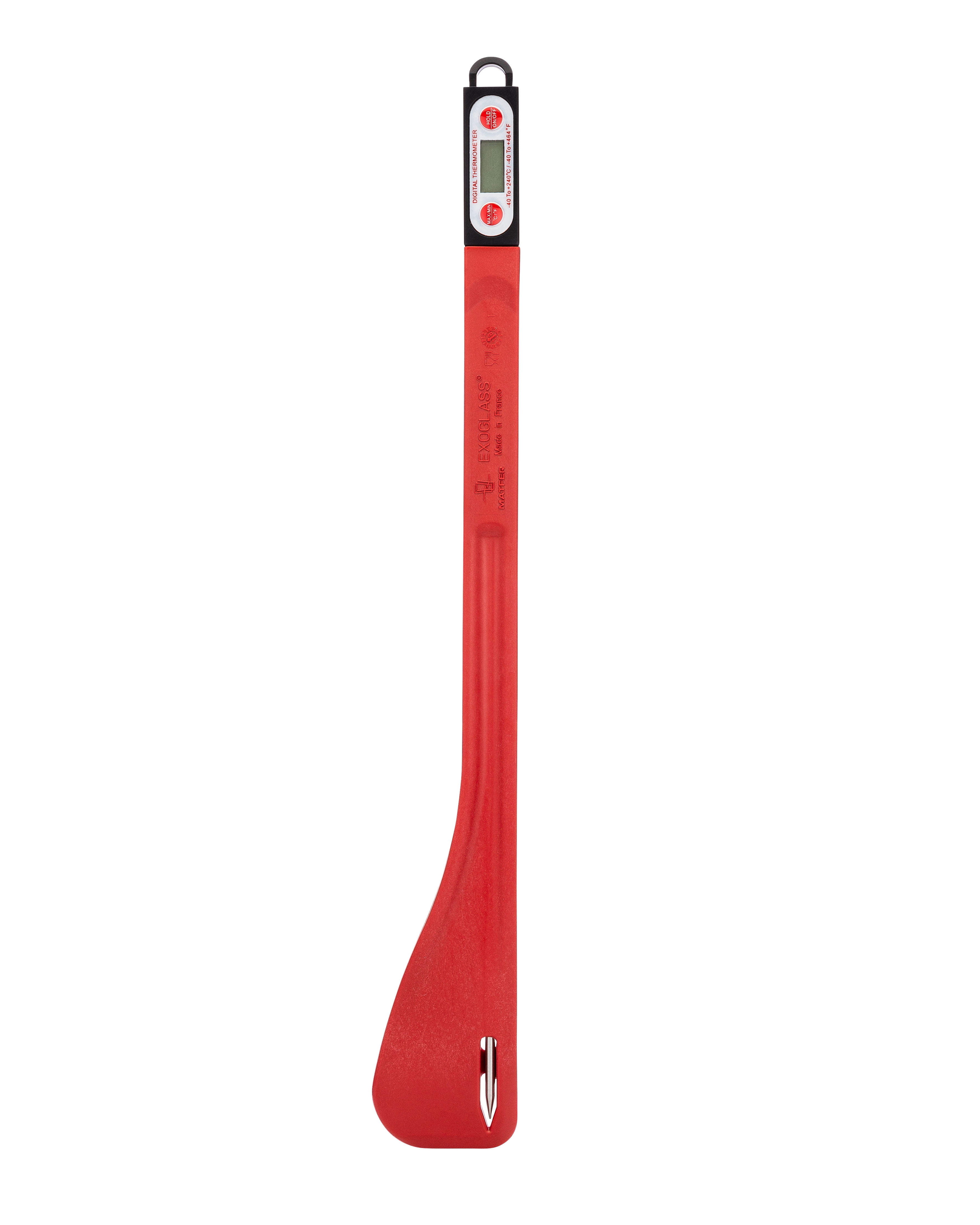 Matfer Bourgeat Exoglass® Thermometer Spatula, w/ Detachable Probe